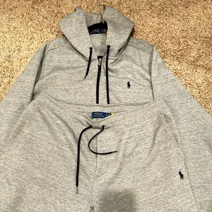 Polo Ralph Lauren Double-Knit Full-Zip Hoodie and Joggers